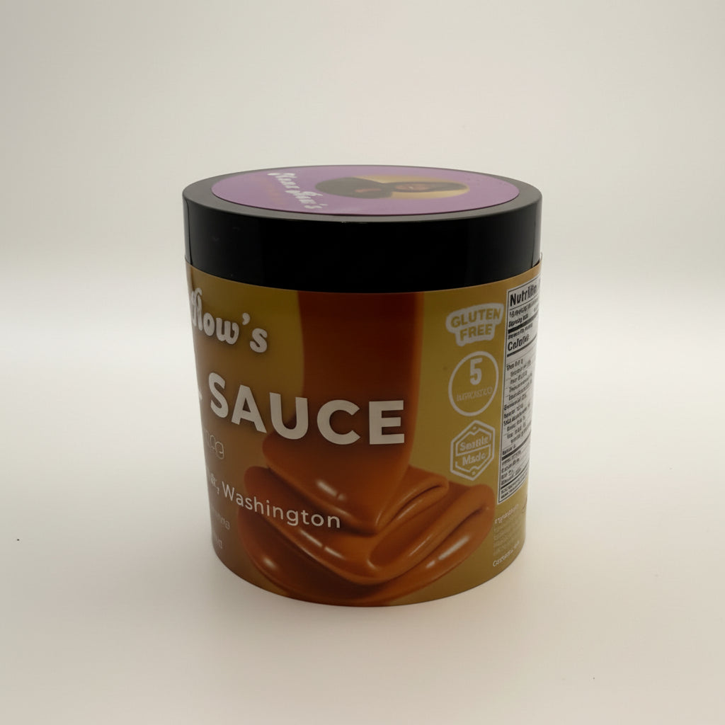 Mama Row’s Caramel Sauce – 4 oz (Milk Chocolate)