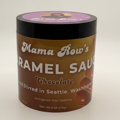 Mama Row’s Caramel Sauce – 4 oz (Milk Chocolate)