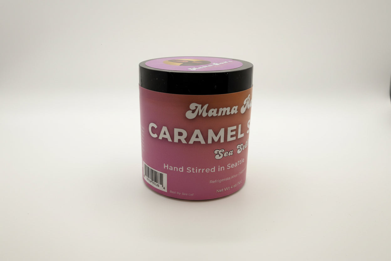 Mama Row’s Caramel Sauce – 4 oz (Sea Salt)