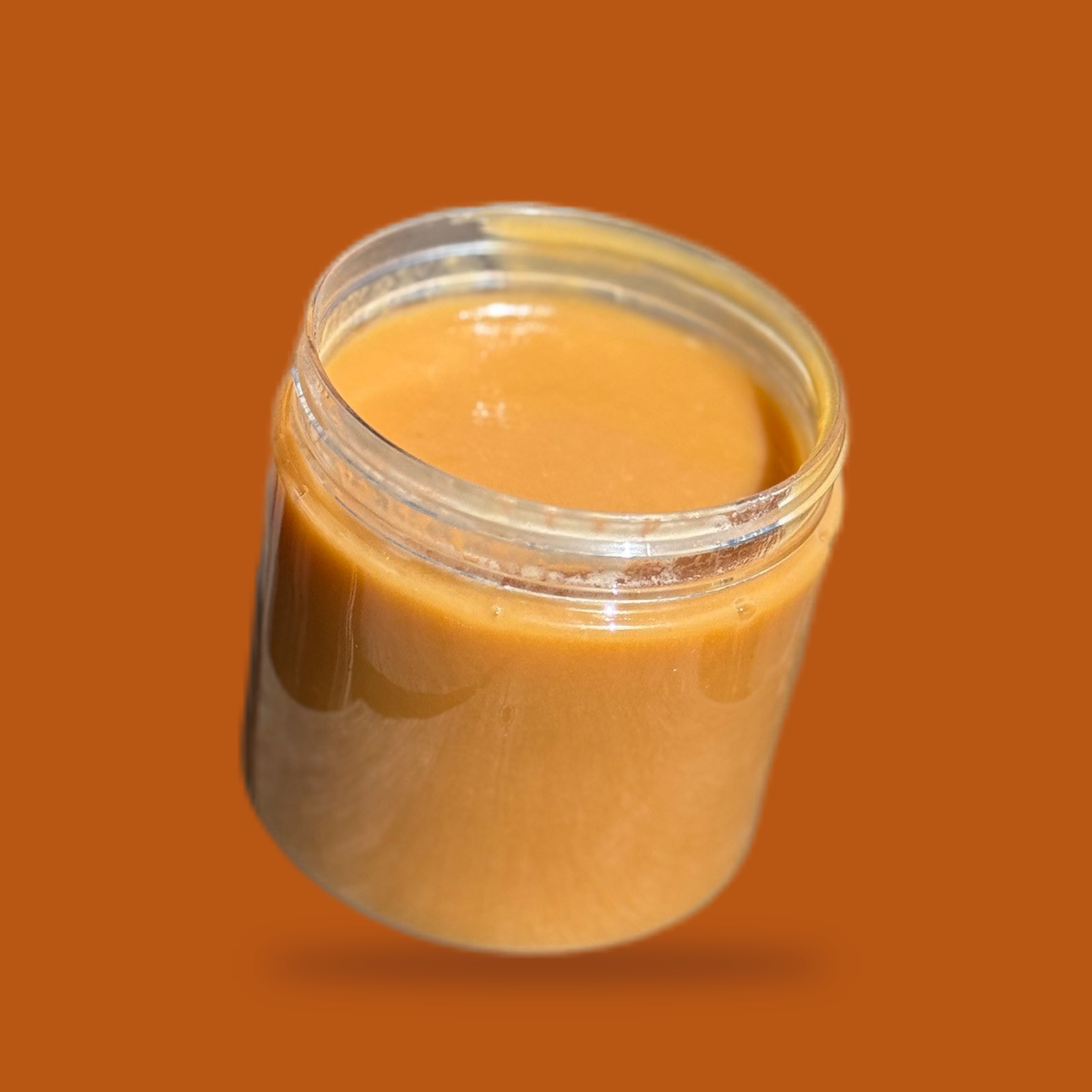Mama Row's caramel sauce, 4 oz jar, Pumpkin Spice